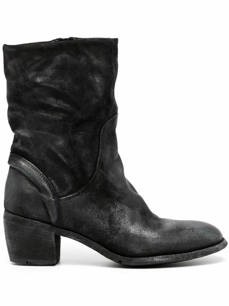 Madison.Maison laminated metallic-finish 60mm ankle boots - Silver Cover