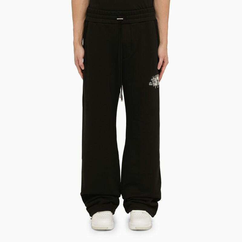 AMIRI Black logoed jogging trousers Cover