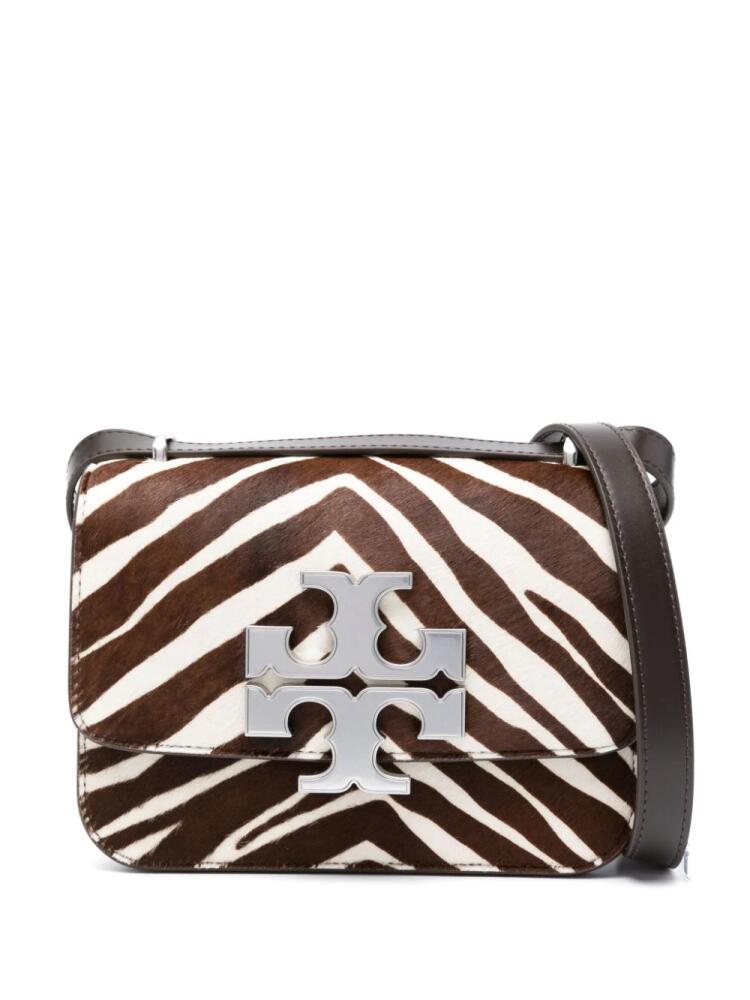 Tory Burch small Eleanor calf hair crossbody bag - Brown Cover