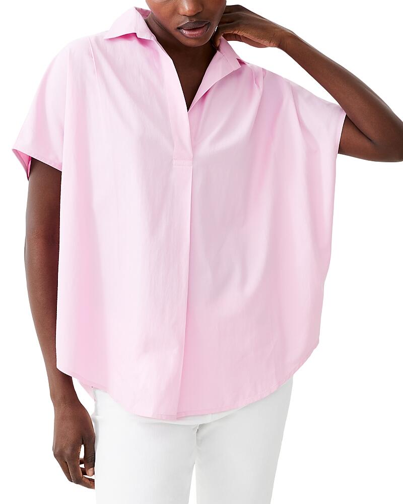 French Connection Collared High Low Shirt Cover