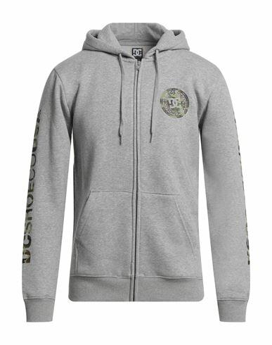 Dc Shoes Man Sweatshirt Grey Cotton, Polyester Cover