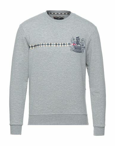 Aquascutum Man Sweatshirt Light grey Cotton Cover