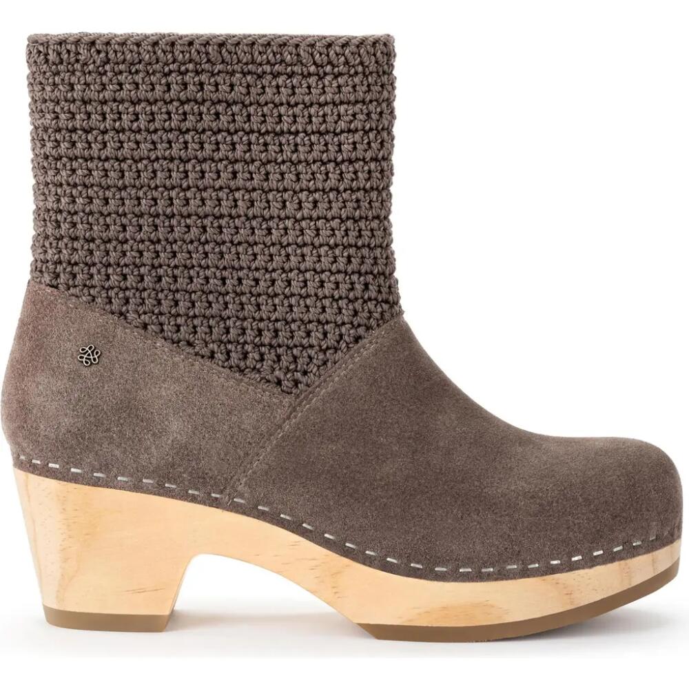 The Sak Paloma Clog Boots in Mushroom Suede Cover