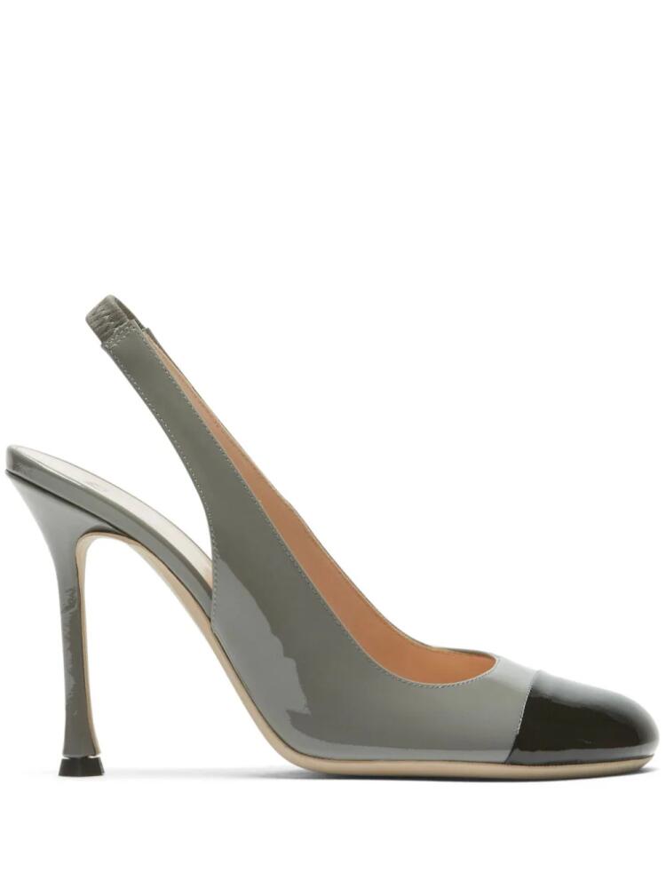 Nº21 two-tone slingback pumps - Grey Cover