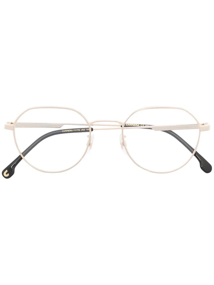 Carrera round-frame glasses - Gold Cover