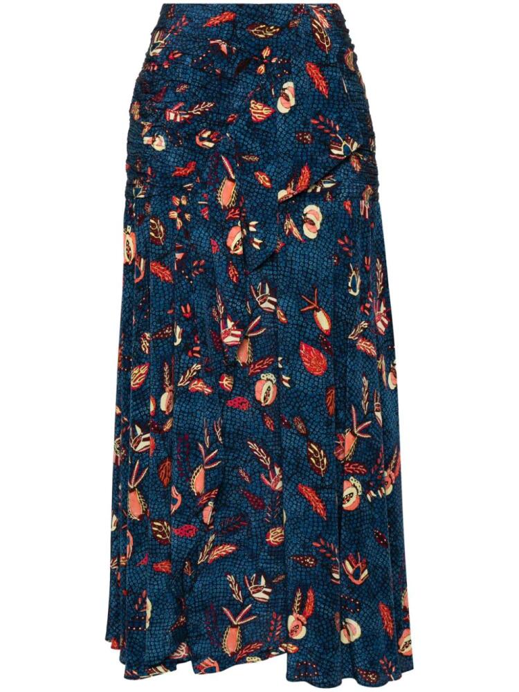 Ulla Johnson Georgina midi skirt - Blue Cover