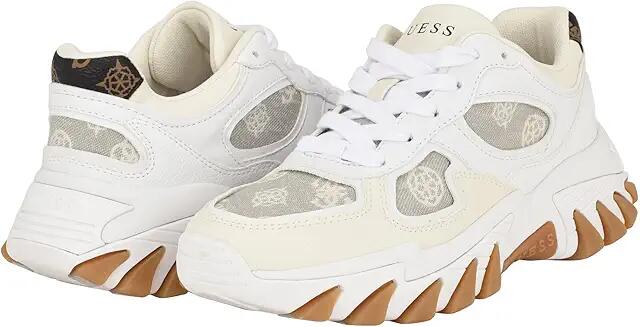 GUESS Norina (White/Beige Logo Multi) Women's Shoes Cover