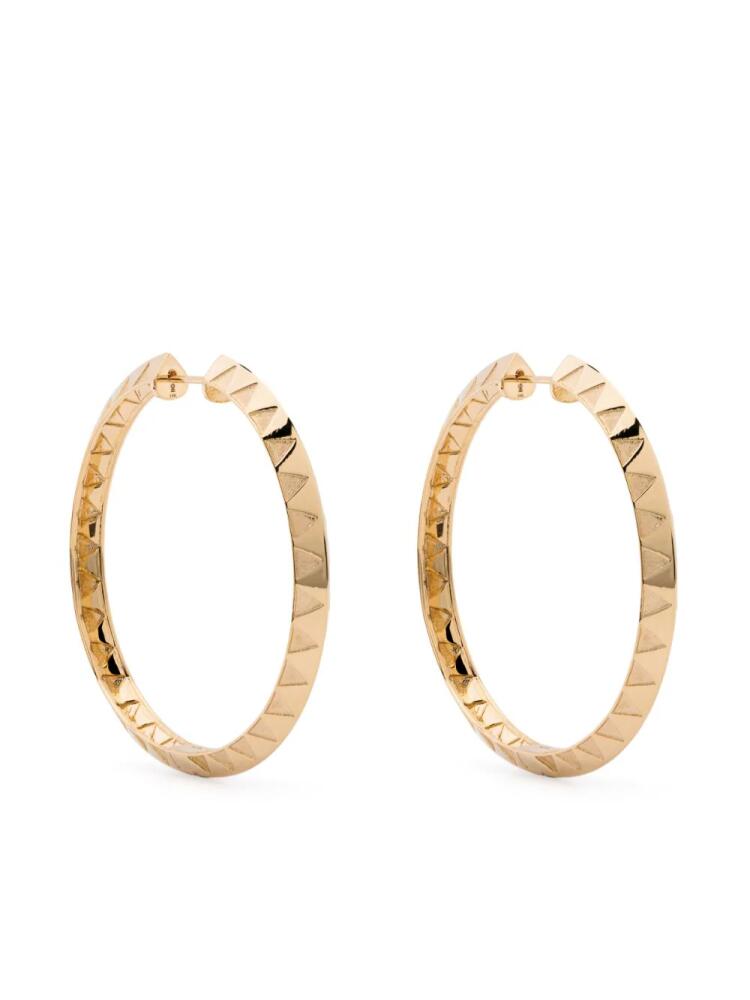 Harwell Godfrey 18kt yellow gold Knife Edge hoop earrings Cover