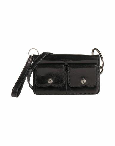 Dolce & gabbana Man Cross-body bag Black Soft Leather Cover