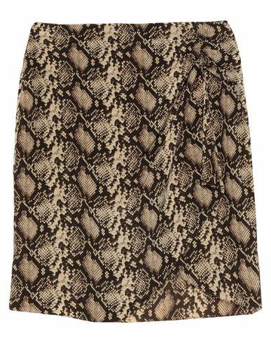 Nili Lotan Woman Midi skirt Beige Silk Cover