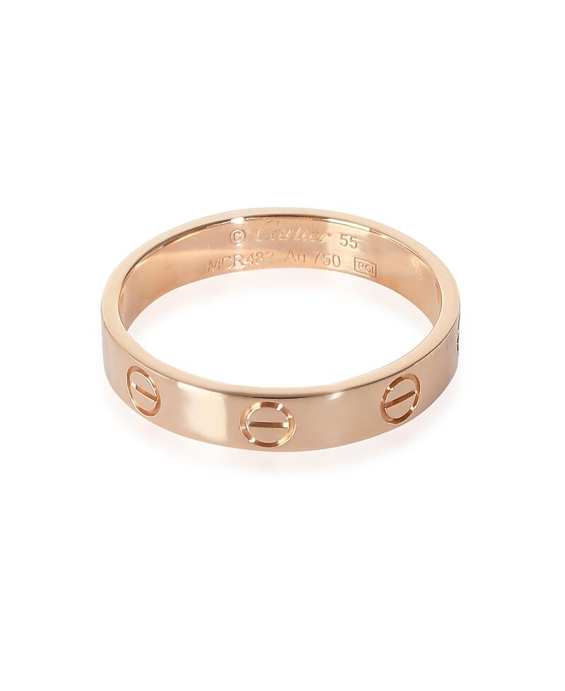 Pre-Owned Cartier Love 18K Rose Gold Fashion Ring Cover