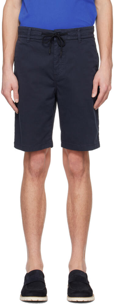 BOSS Navy Drawstring Shorts Cover