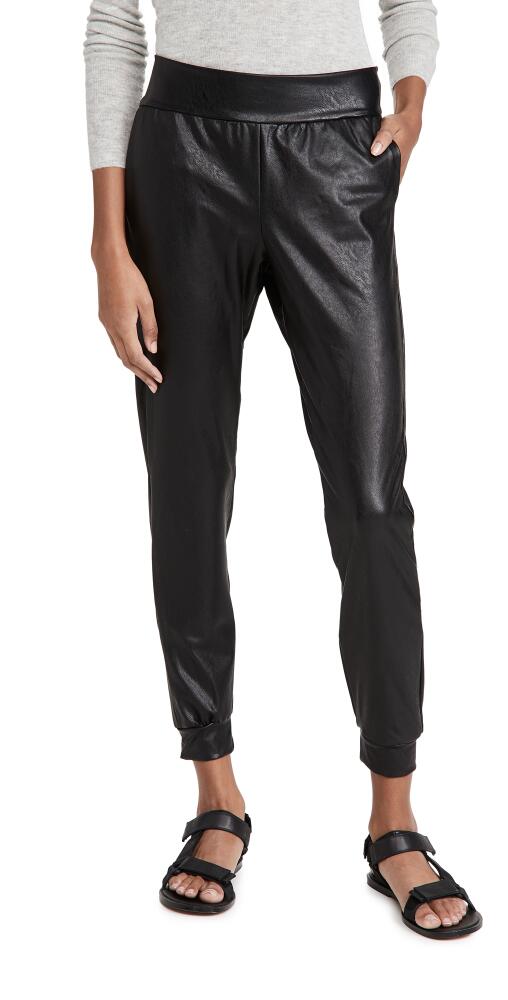 Commando Faux Leather Joggers Black Cover