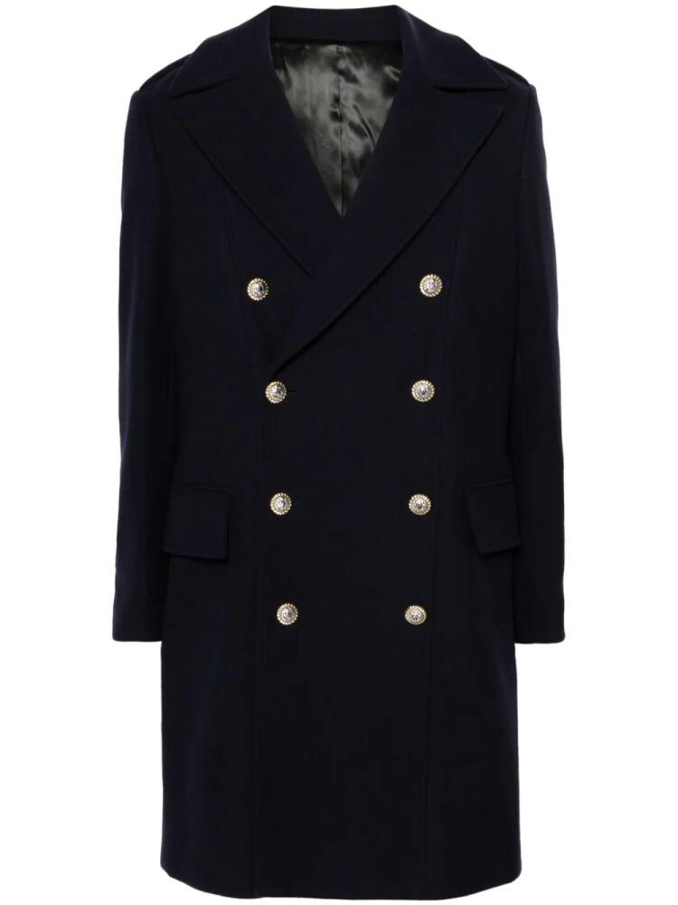 Balmain double-breasted coat - Blue Cover