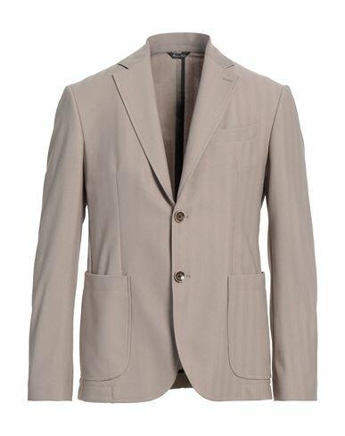 Domenico Tagliente Man Blazer Sand Polyester, Viscose, Polyamide, Elastane Cover