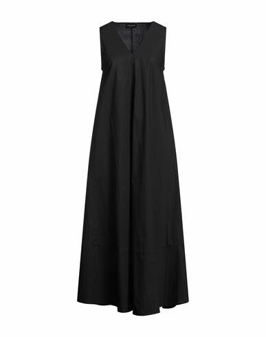 Roberto Collina Woman Maxi dress Black Cotton Cover