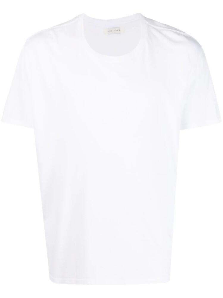 Les Tien plain cotton T-shirt - White Cover