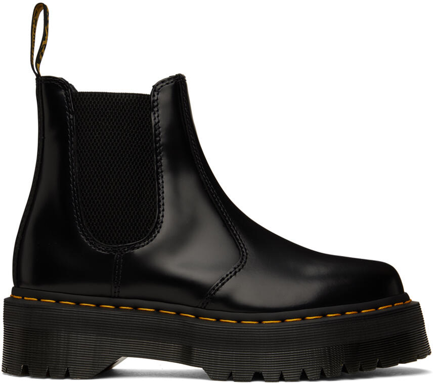 Dr. Martens Black 2976 Quad Chelsea Boots Cover