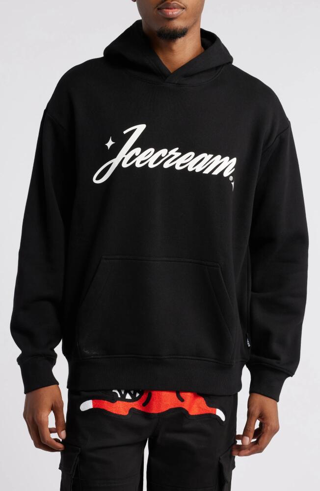 ICECREAM Logo Graphic Hoodie in Black Cover