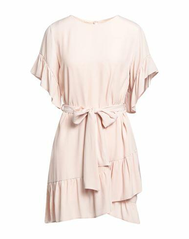 Twenty Easy By Kaos Woman Mini dress Blush Acetate, Silk Cover