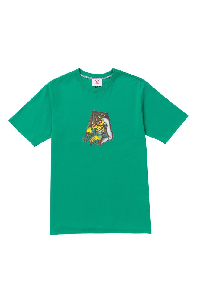 Volcom Yusuke Piper Graphic T-Shirt in Emerald Green Cover