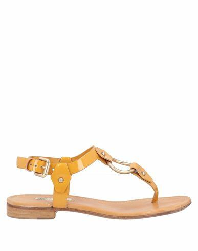 Deimille Woman Thong sandal Apricot Soft Leather Cover