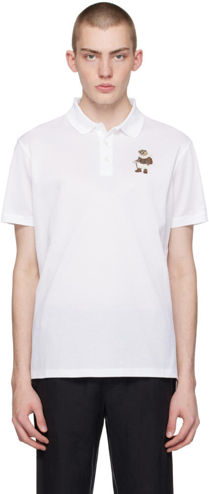 Ralph Lauren Purple Label White Polo Bear Polo Cover