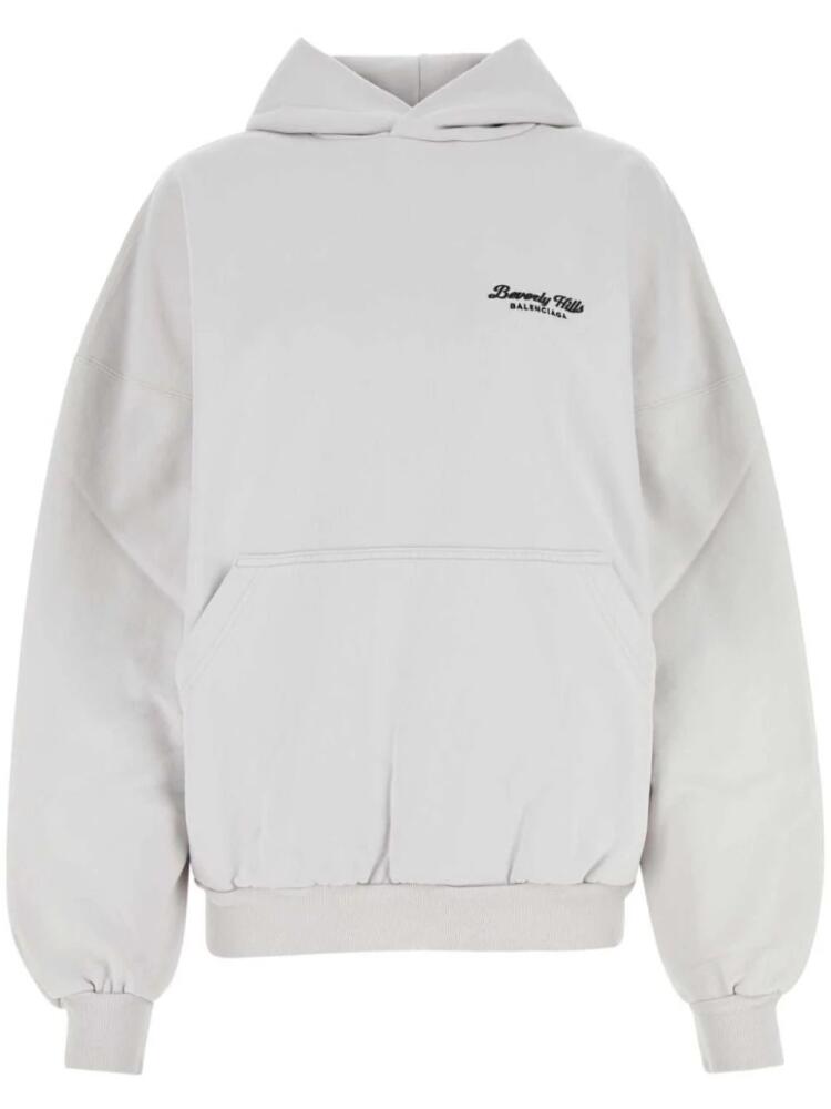 Balenciaga Beverly Hills embroidered hoodie - White Cover