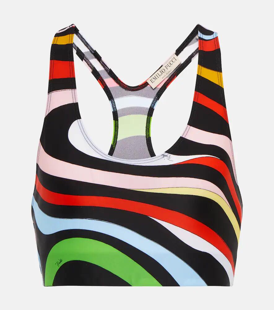 Pucci Printed cropped tank top Cover