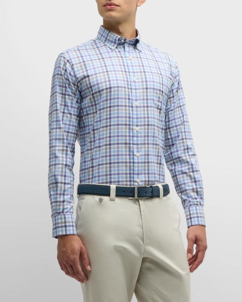 Peter Millar Men's Chambly Crown Lite Cotton-Stretch Sport Shirt Cover