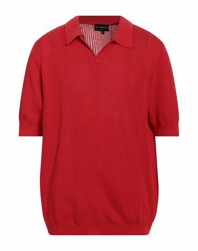 Emporio Armani Man Sweater Red Cotton Cover