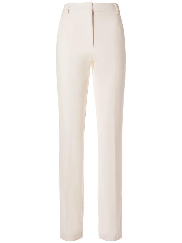 SPORTMAX Pontida Cotton Jersey Straight Pants Cover