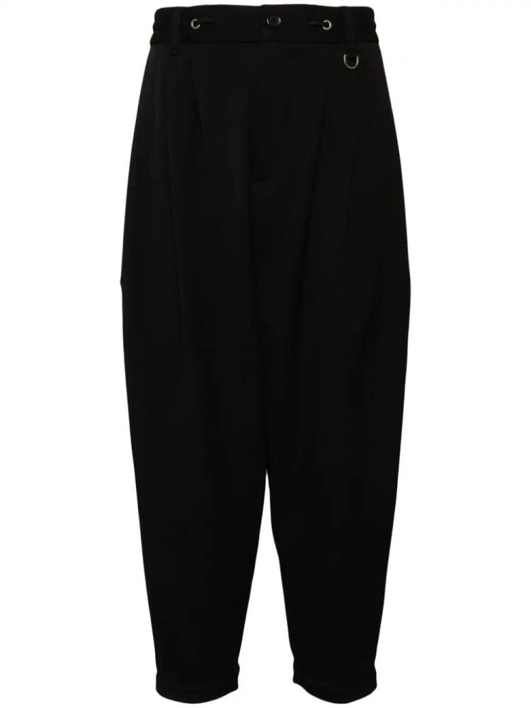 SONGZIO balloon-leg cropped trousers - Black Cover