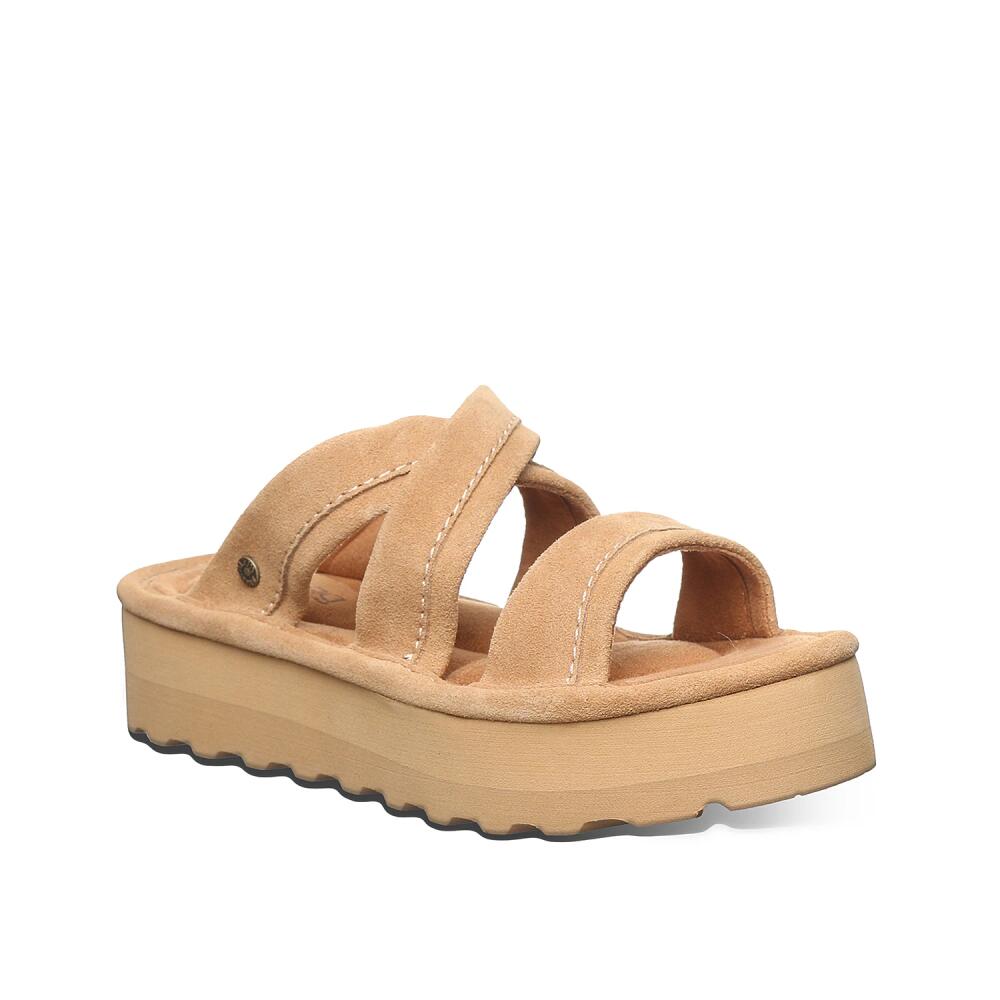 Bearpaw Altitude Platform Sandal | Women's | Iced Coffee Tan Cover