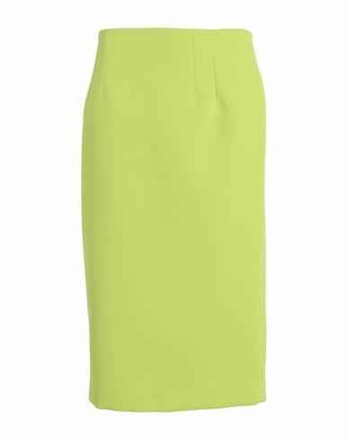 Max & co. Adr De-coated Woman Midi skirt Acid green Polyester Cover