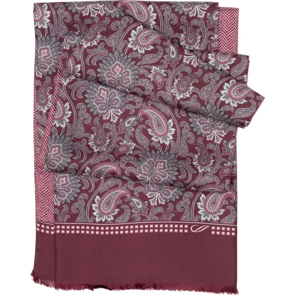 Elizabetta Pasquino - Silk Scarf for Men in Wine Cover