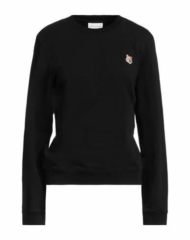 Maison Kitsuné Woman Sweatshirt Black Cotton Cover