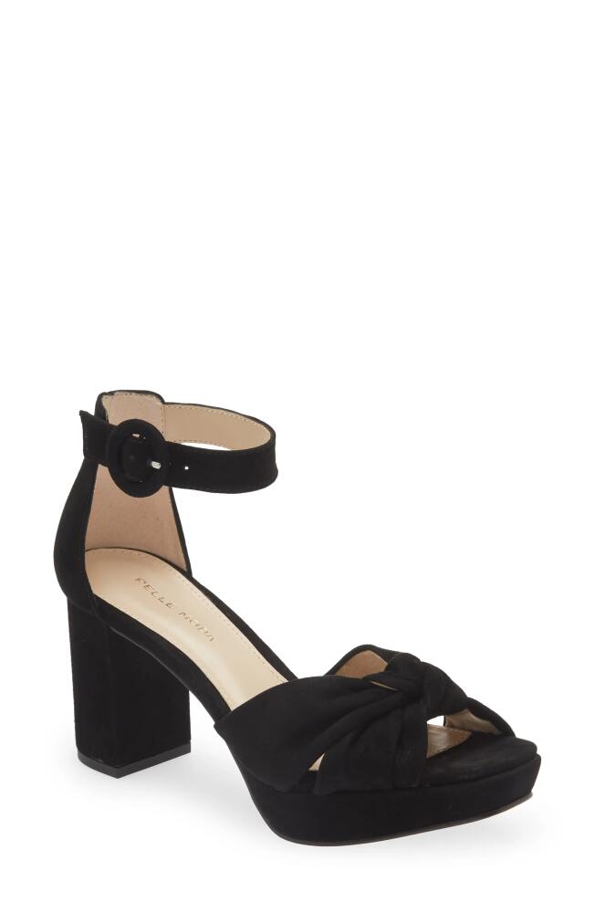 Pelle Moda Anesa Sandal in Black Cover