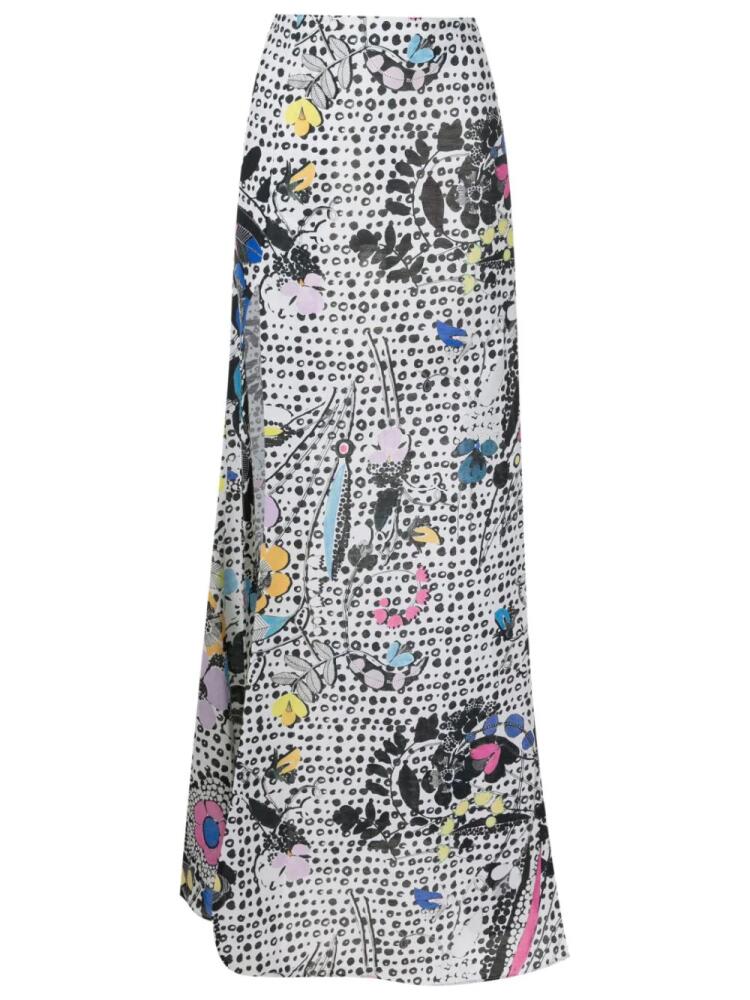 Amir Slama floral-print maxi skirt - Multicolour Cover