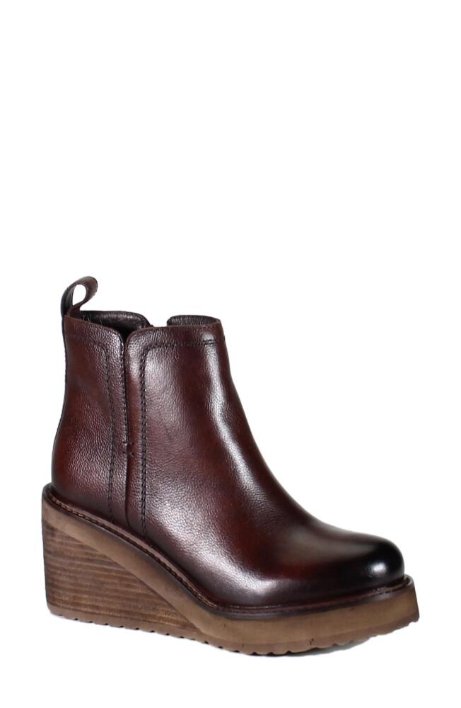 Diba True Comet Ride Platform Wedge Bootie in Brown Cover