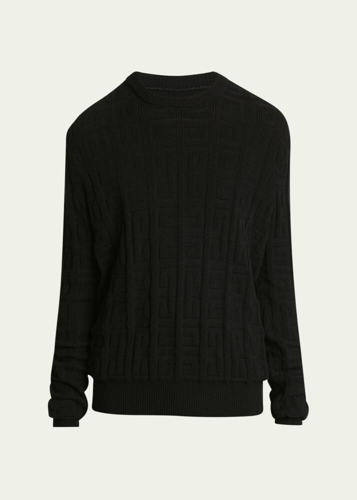 Givenchy Men's 4G Cotton Jacquard Sweater Cover