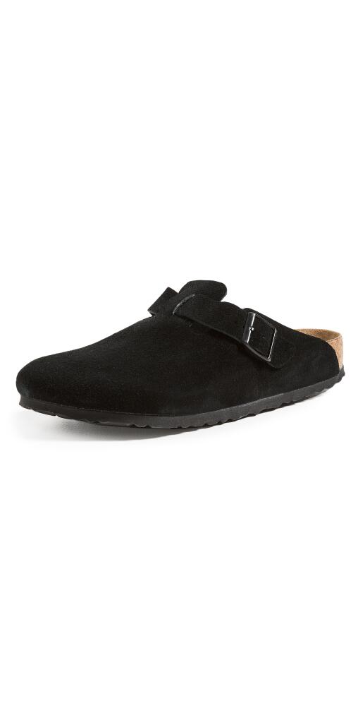 Birkenstock Boston Soft Footbed Clogs Black Cover