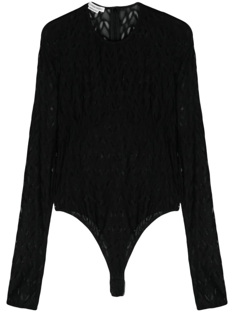 ALESSANDRO VIGILANTE sheer bodysuit - Black Cover