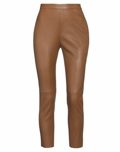 Sword 6.6.44 Woman Pants Camel Leather Cover