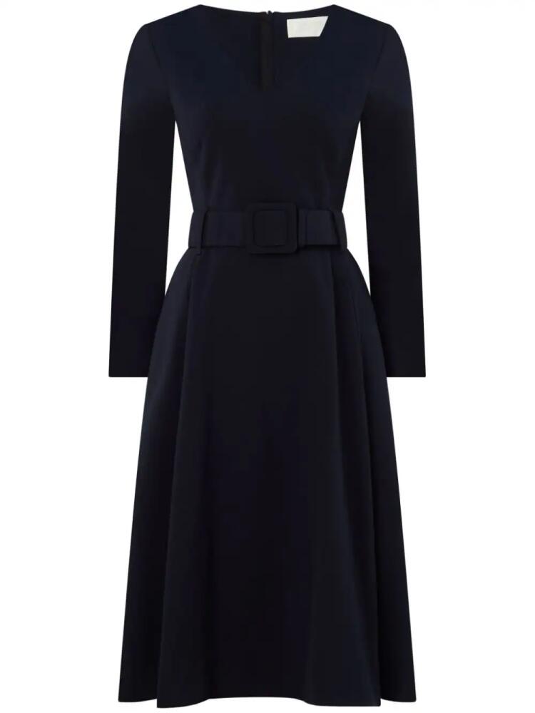 JANE Thyme midi dress - Blue Cover