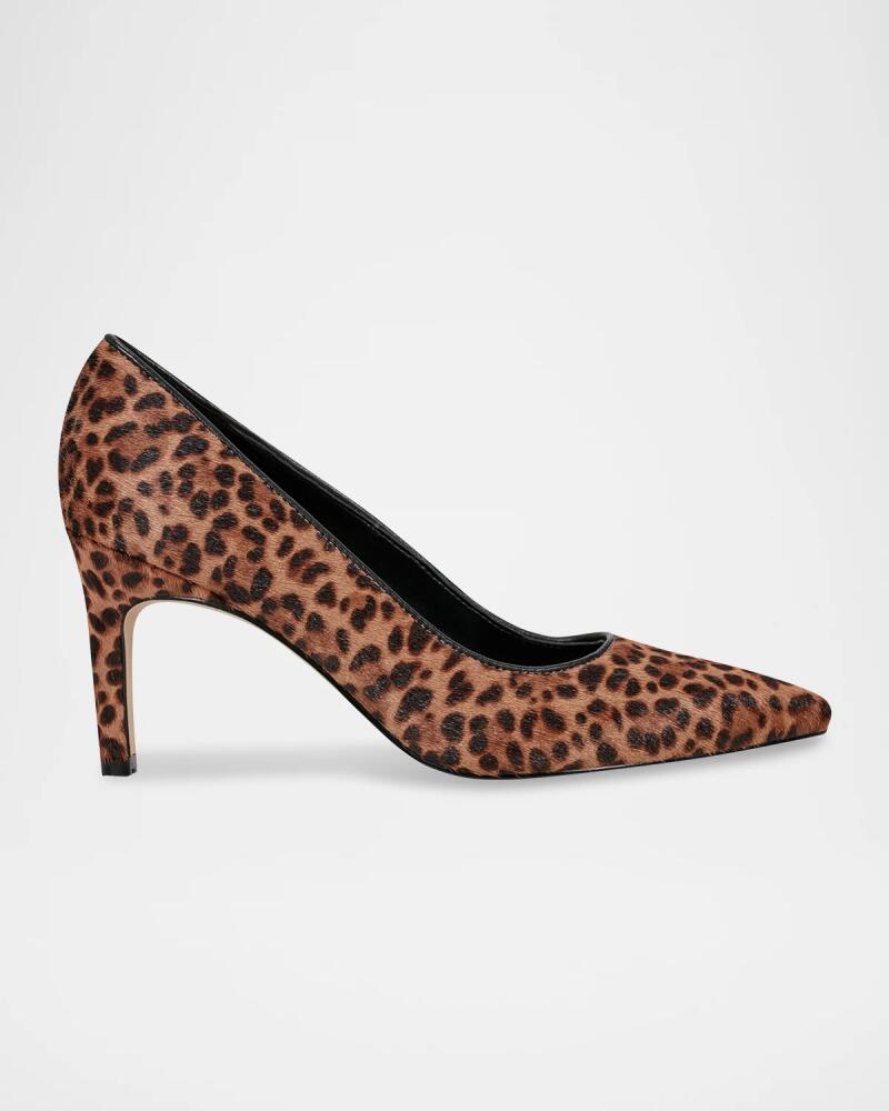 Marc Fisher LTD Leopard Mid-Heel Stiletto Pumps Cover