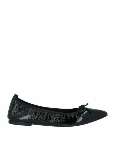 Daniele Ancarani Woman Ballet flats Black Leather Cover