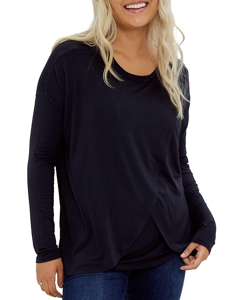 Ingrid & Isabel Long Sleeve Nursing Tee Cover