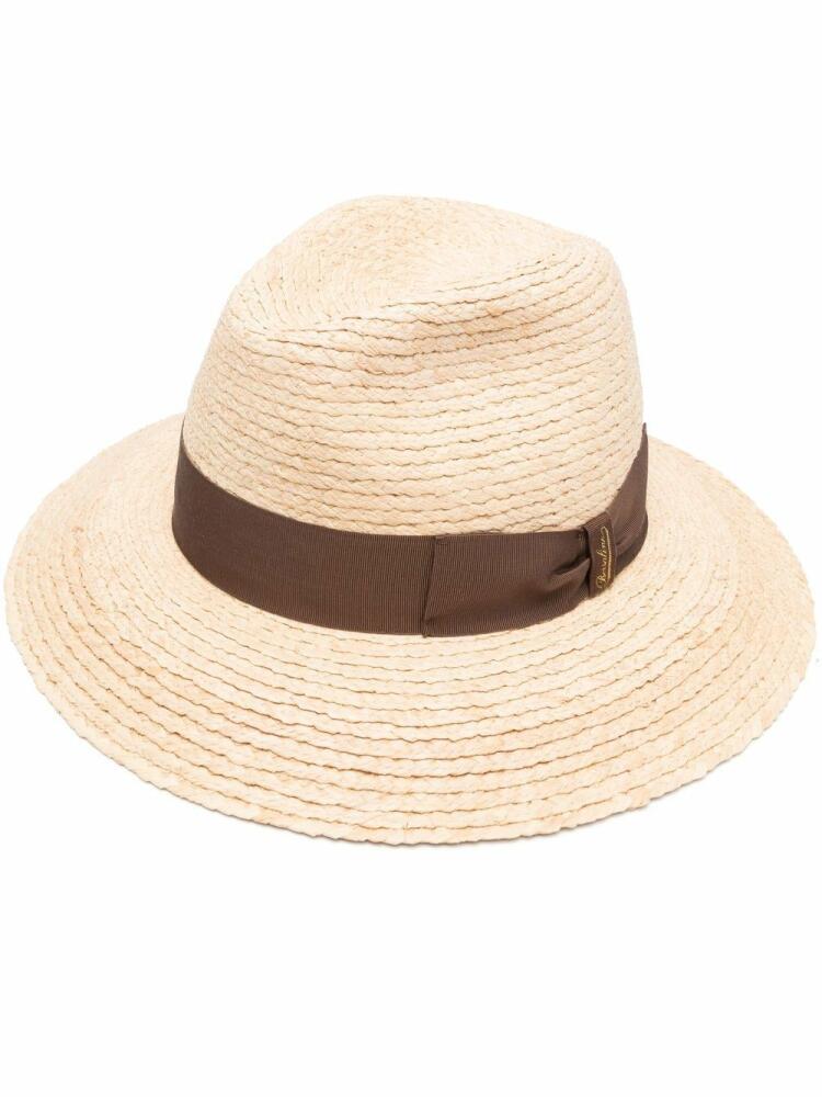 Borsalino Bruno straw hat - Neutrals Cover