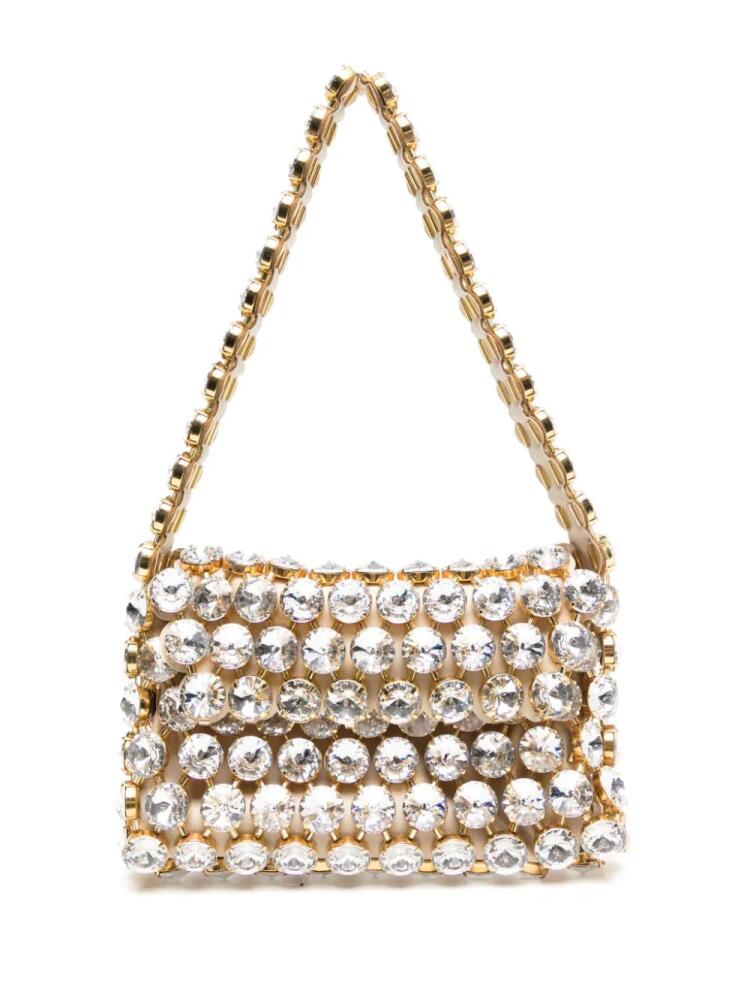 Vanina Clochette crystal-embellished mini bag - Silver Cover